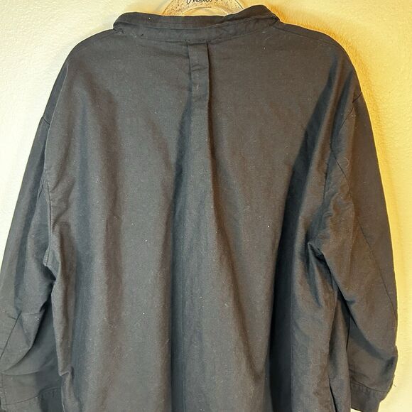 Pomander Tuckernuck Women's Black Place Polly Mini Dress M *Missing  1 Button - Picture 7 of 8